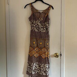 Vintage Zara Hippy Wrap Around Sundress from Early 2000s Cotton Size S